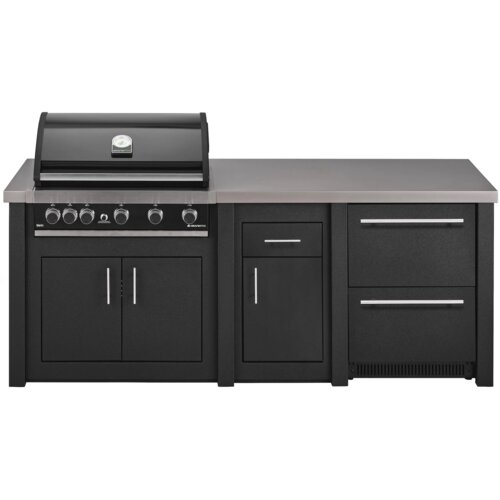 Grandpro Letna kuhinja 233 ALU Series - Graphite + Maxim [SGMA3NFDD0] Cene