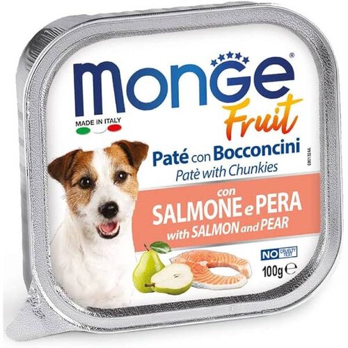 Monge fruit losos-kru&amp;scaron;ka 100g Slike