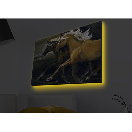 Wallity Zidna slika sa LED osvetljenjem 4570MDACT-042, 45x70 cm Cene