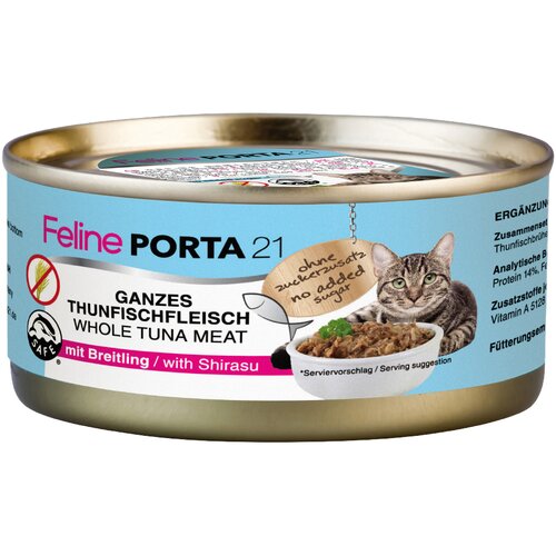 Feline Porta 21 varčno pakiranje 24 x 156 g - Tuna s papalino Cijene