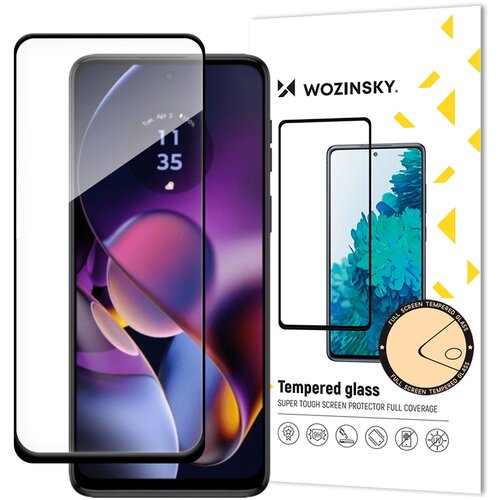 Wozinsky KALJENO STEKLO POLNO LEPILO ZA MOTOROLA MOTO G54 POLNO ČRN ZASLON, (22004737) Cene