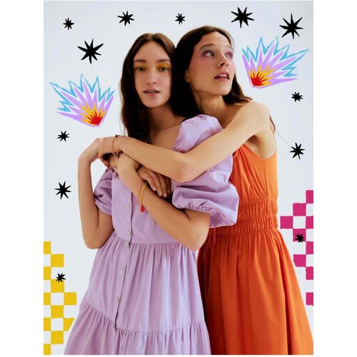 Koton Dress - Purple - Smock dress Slike
