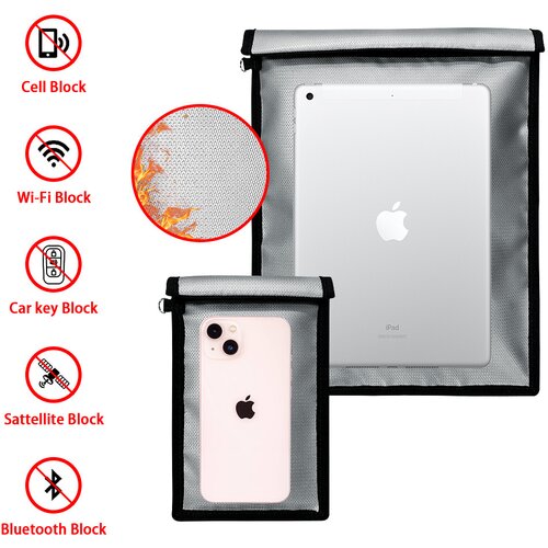 INF Torbica za blokiranje signalov za elektroniko | RFID blokiranje Faraday Bag, (21872373) Slike