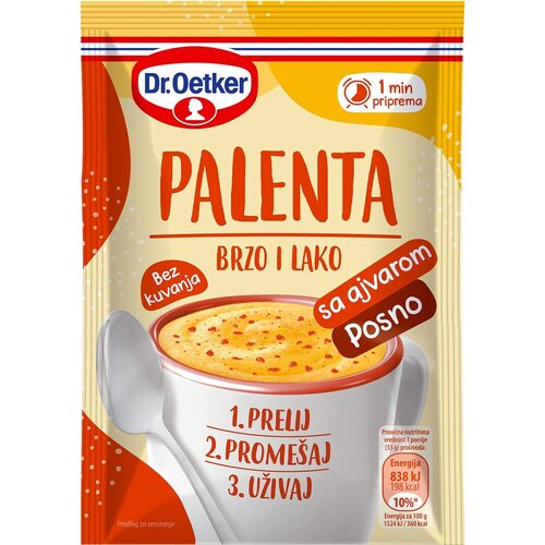 Dr. Oetker Instant palenta sa ajvarom DR.OETKER 55g Cene