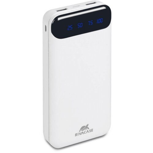 Rivacase zunanja baterija powerbank 20.000 mAh VA2280 z LCD-jem bel Slike