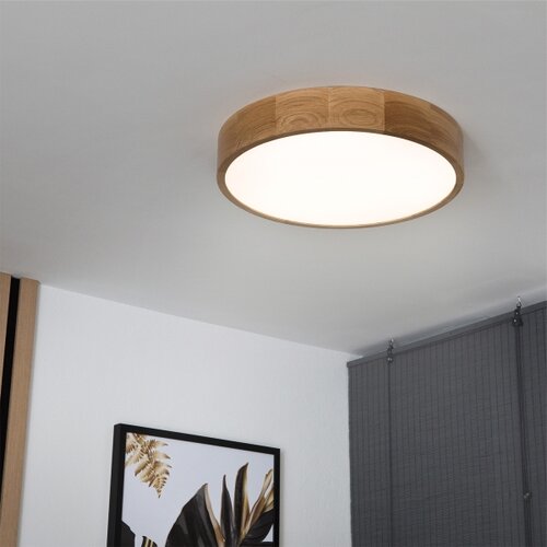  Brilagi - LED plafonjera CARVALHO LED/36W/230V hrast, prečnik 47,5 cm Slike