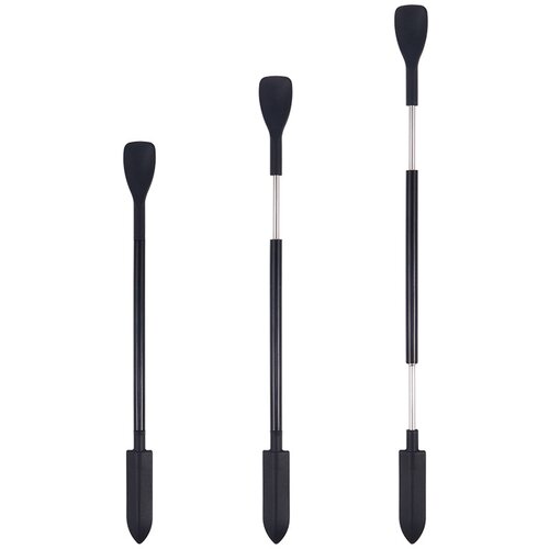 INF Dvostranska silikonska lopatka s čopičem Black, (21537111) Cene