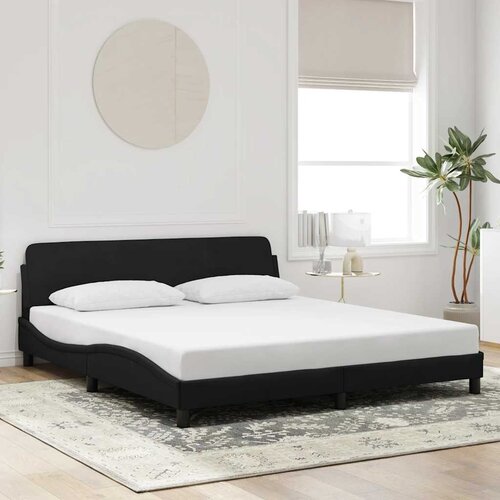  Okvir za krevet Dover crni 183x213 cm od umjetne kože Cijene