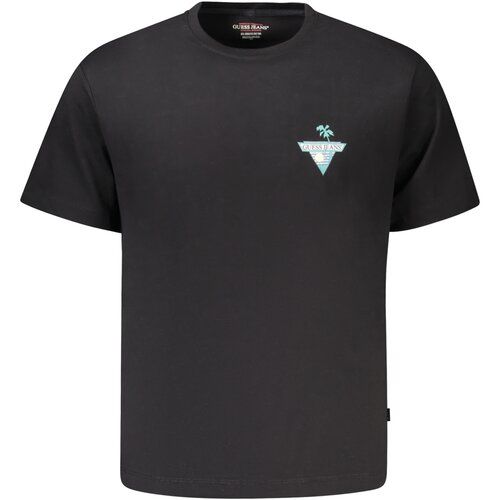 Guess Jeans SHORT SLEEVE T-SHIRT MEN BLACK Slike