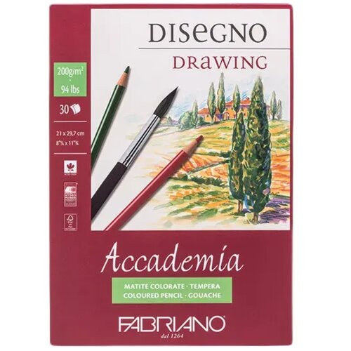  Accademia, blok za skiciranje, A4, 200g, 30 lista, Fabriano Cene