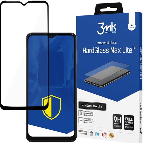 3mk HARDGLASS MAX LITE ZA SAMSUNG GALAXY A13 4G/5G ČRNO KALJENO STEKLO, (22001341) Cene