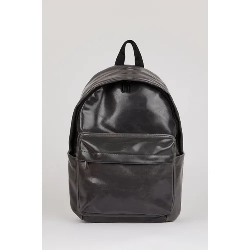 Defacto Men's Faux Leather Backpack