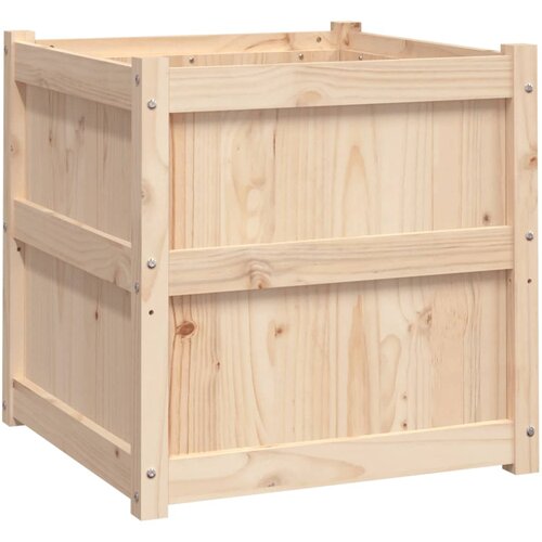 Maison Chic Vrtno cvetlično korito - Cvetlični Lonec 60x60x60 cm trdna borovina, (21789641) Cene