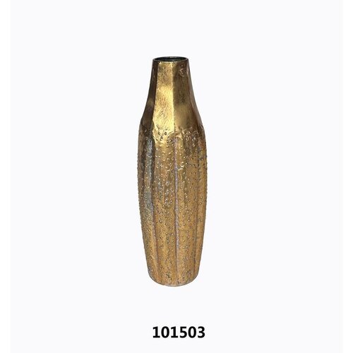  VAZA 21*h.61,5CM ZLATNA METALNA 101503 Slike