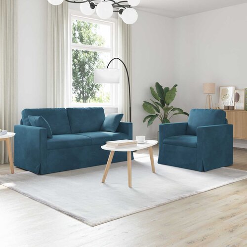  Set sofe 2 pcs Plava 158 x 78 x 80 cm Bar&scaron;un Cijene