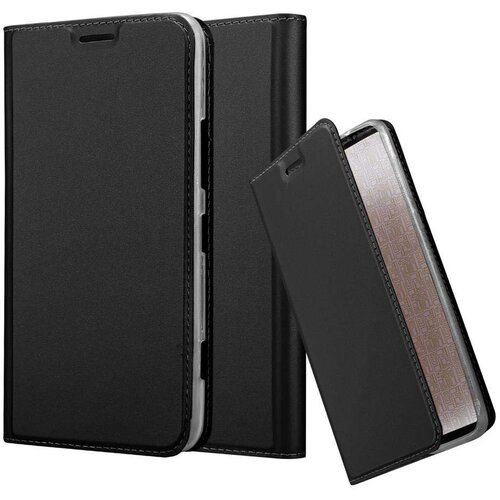 Cadorabo Ohi&scaron;je, združljivo z Nokia Lumia 1320 v klasična črna - Za&scaron;čitni ovitek z magnetnim zapiranjem, stoječo funkcijo in režo za kartice, (20564007) Cene