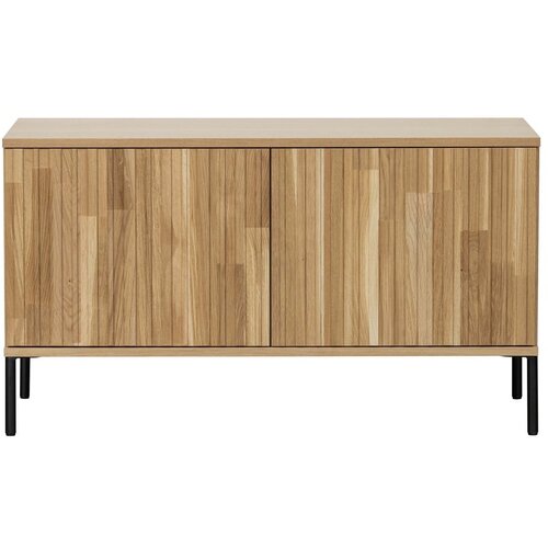 WOOOD TV komoda od punog hrasta u prirodnoj boji 100x56 cm Gravure – Cijene