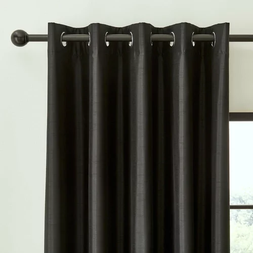 Catherine Lansfield Črne zatemnitvene zavese v kompletu 2 ks 168x183 cm –