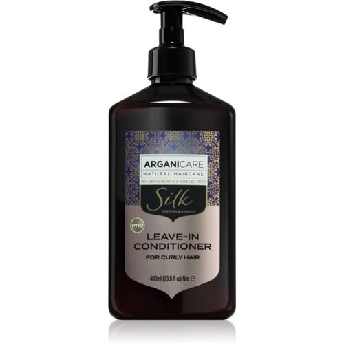 Arganicare Silk Protein Leave-In Conditioner regenerator bez ispiranja za kovrčavu kosu 400 ml Cene