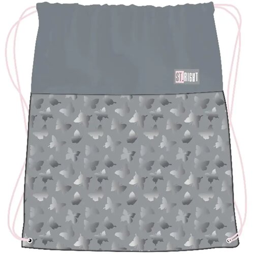 Unipap st.right silver butterflies torba za tjelesni s leptirima, sportska vreća 34x43cm Cene