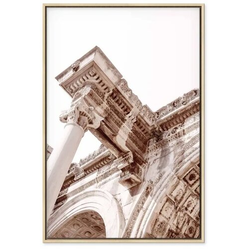  Slika - Temple of Hadrian (1 Part) Vertical 40x60 U prirodnom drvenom okviru Slike
