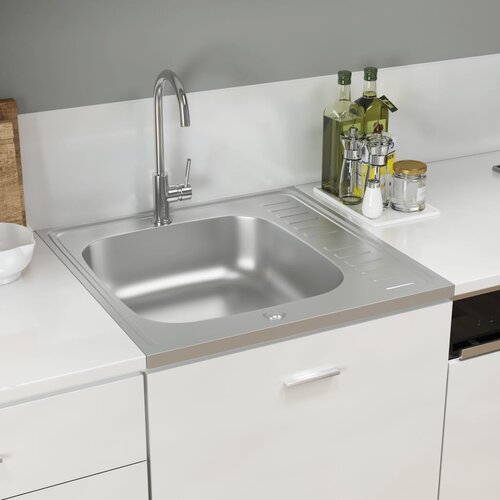  Sudoper srebrni 600x600x155 mm od nehrđajućeg čelika Slike