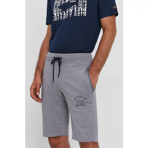Paul & Shark Kratke hlače za muškarce, boja: siva