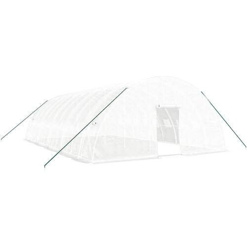 vidaXL Rastlinjak z jeklenim okvirjem bel 60 m² 10x6x2,85 m, (20759988) Cene
