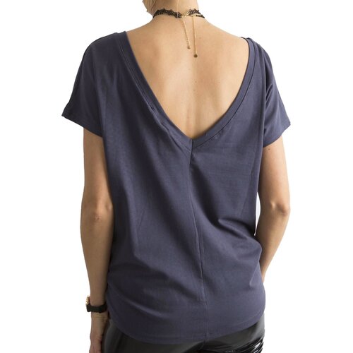BASIC Feel Good T-shirt-RV-TS-4662.36P-graphite Cene
