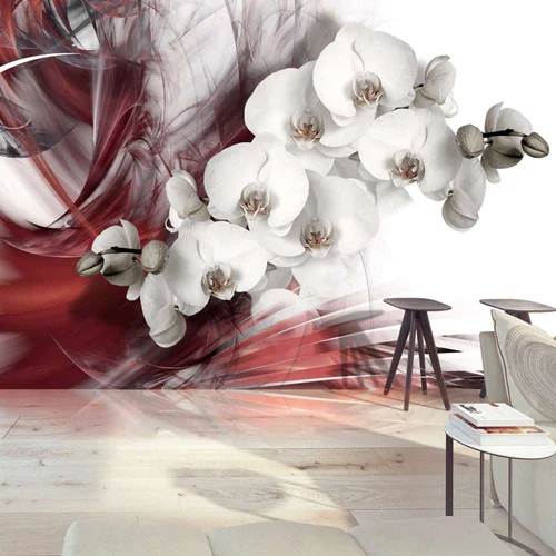  tapeta - Orchid in red 200x140