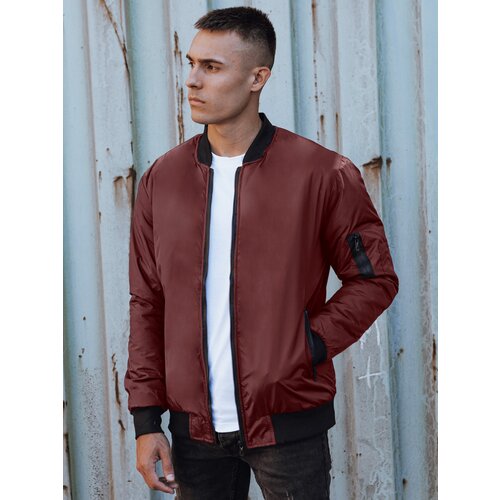 DStreet Kurtka męska bomber jacket bordowa Cene