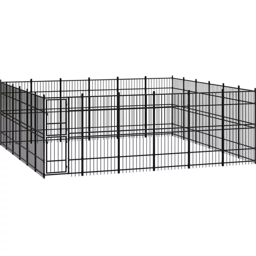  vanjski kavez za pse čelični 33,18 m²
