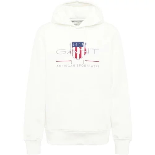 Gant Sweater majica ecru/prljavo bijela / noćno plava / svijetlosiva / crvena