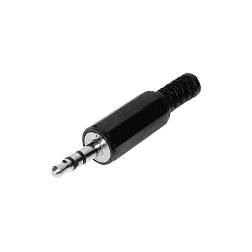 TRU COMPONENTS Klinken utični konektor 3.5 mm utikač, ravan, broj polova: 3 stereo, crne boje 1 kom. Cijene