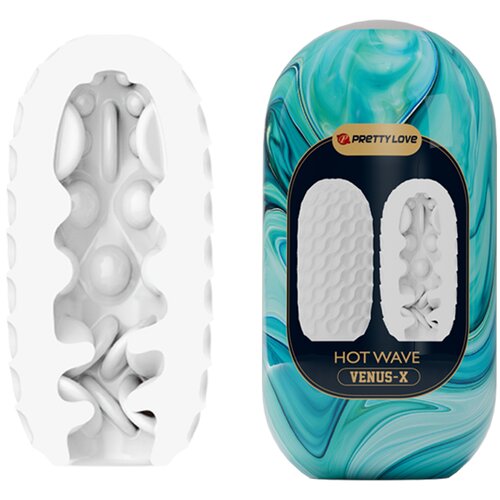 Pretty Love Hot Wave masturbator od TPE-a &amp;mdash; 13,1 cm &amp;mdash; BI 14932-1 Slike