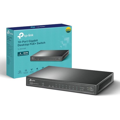 Tp-link TL-SG1210P POE+ 8-porta Gigabitni,1XRJ45 GB,1XSFP GB Cene