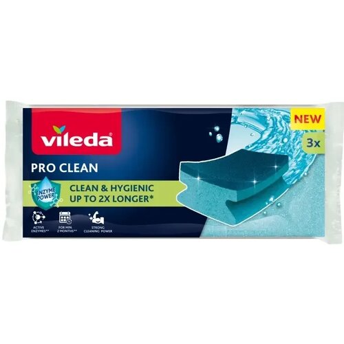 Vileda ProClean High Foam abrazivne spužve, 3 kom Slike