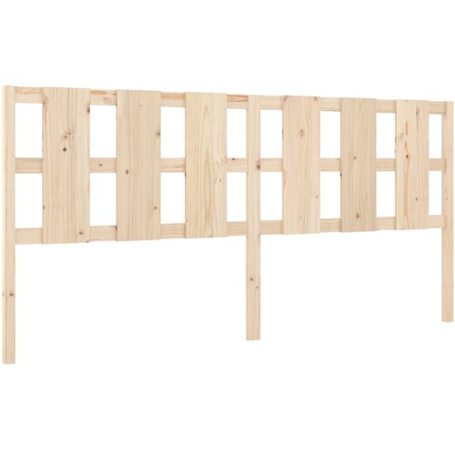 Maison Chic posteljno vzglavje - vzglavna omarica - nočna omarica 205,5x4x100 cm trdna borovina, (21704620) Slike