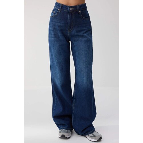 TRENDYOLMILLA ženske pantalone Twoss26Je00128, tamnoplava Cene