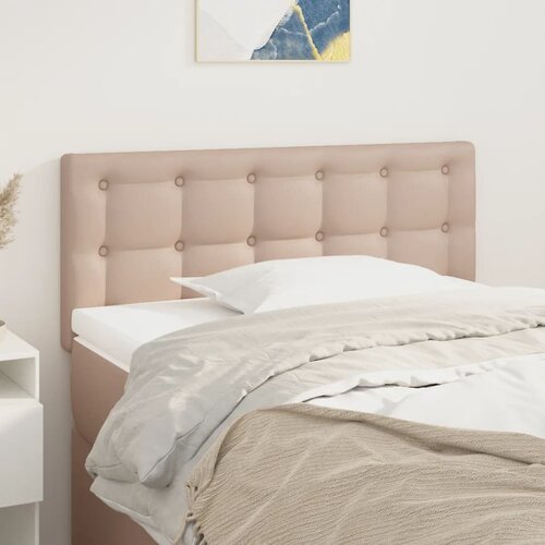 vidaXL Uzglavlje boja cappuccina 80 x 5 x 78/88 cm od umjetne kože Cijene