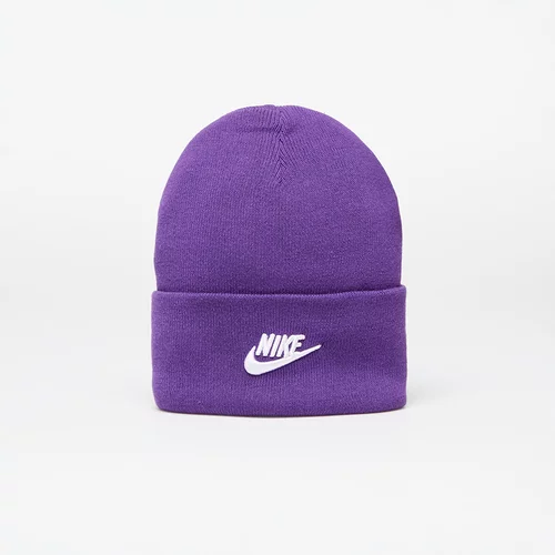 Nike Peak Tall Cuff Futura Beanie Purple Cosmos/ White
