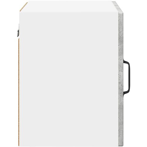  Zidni stakleni ormarić 2 pcs Betonski sivi 40 x 31 x 40 cm Slike