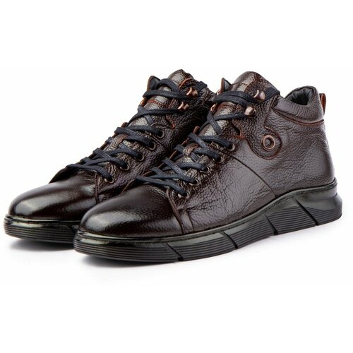 Ducavelli Ranne Genuine Leather Lace-up Rubber Sole Men's Boots. Slike