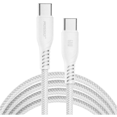Mossily USB kabl JT212, Type-C to Type-C, 60W PD, 1m, Beli Cene