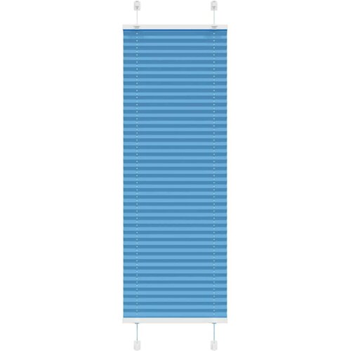 vidaXL Plisirana žaluzija modra 45x150 cm, širina blaga 44,4 cm, poliester, (5000297733) Cene