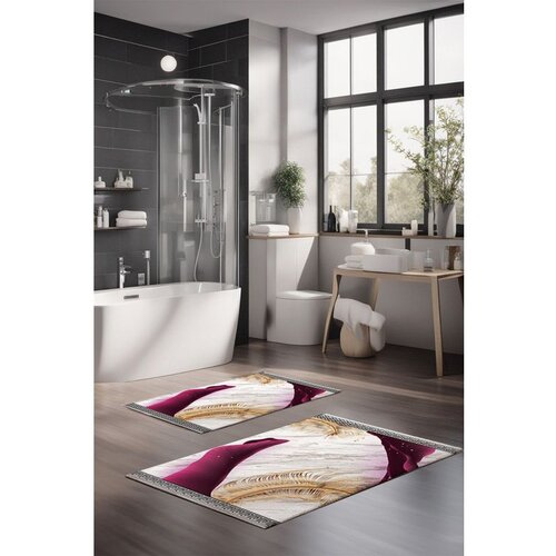  CT-5093 multicolor bathmat set (2 pieces) Cene