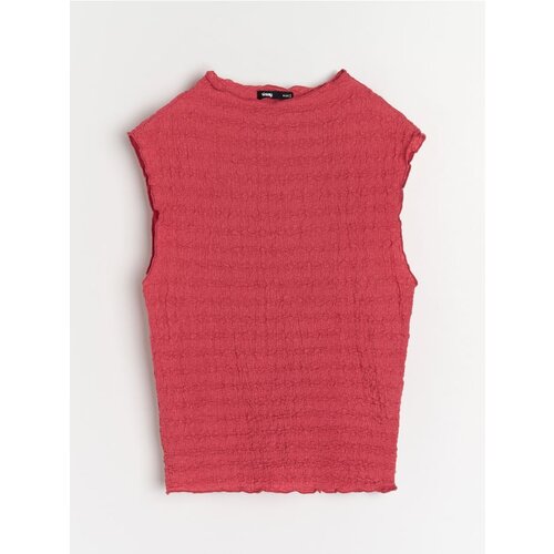 Sinsay Strukturirana bluza bez rukava Slike