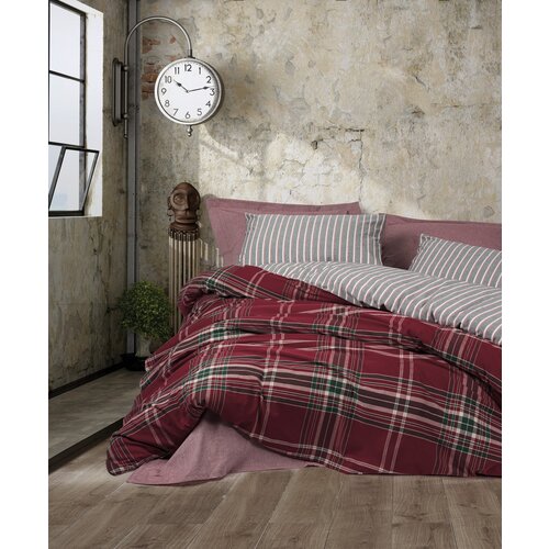 Hanah home komplet posteljine Pledd, 160x220cm, Bordo Slike