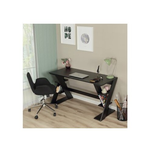 Hanah home Radni sto Lungo, 140x73x60 cm, Crni Slike