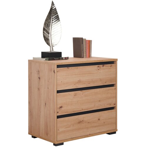 CARRYHOME komoda, antracit, barve hrasta Cene